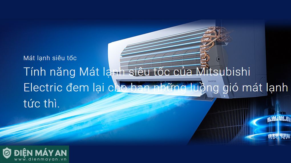 Điều hòa Mitsubishi Electric Inverter 12000 BTU 1 chiều MSY-JA35VF
